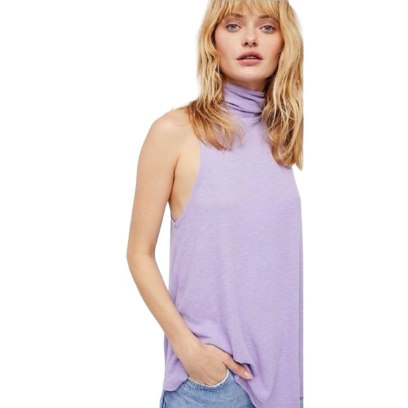 Free People High Neck Top - Picture 2 of 3